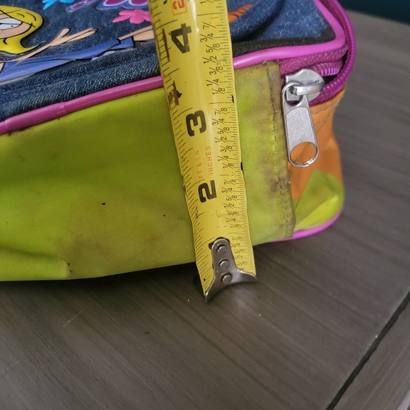 Y2K Lizzie Mcguire Pink Lunch Bag Vintage Lizzie Mcguire Lunch box 8x8 - Picture 11 of 12